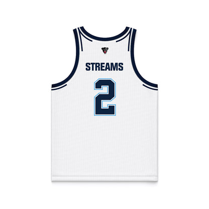 Maine - NCAA Women's Basketball : Emmie Streams - White Basketball Jersey