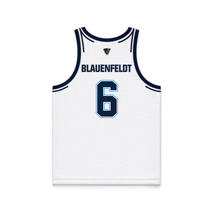 Maine - NCAA Women's Basketball : Asta Blauenfeldt - White Basketball Jersey-1