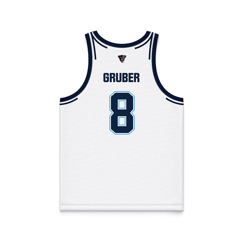 Maine - NCAA Women's Basketball : Lizzy Gruber - White Basketball Jersey-1