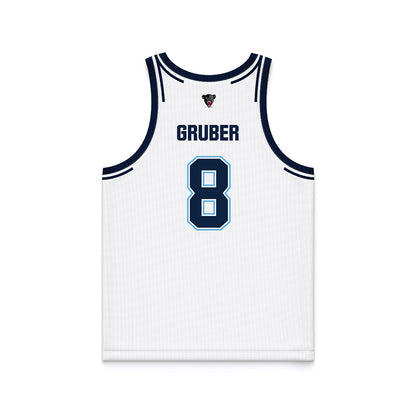 Maine - NCAA Women's Basketball : Lizzy Gruber - White Basketball Jersey-1