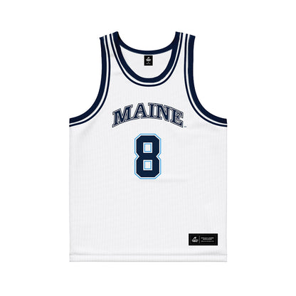 Maine - NCAA Women's Basketball : Lizzy Gruber - White Basketball Jersey-0