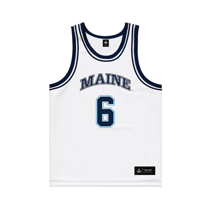 Maine - NCAA Women's Basketball : Asta Blauenfeldt - White Basketball Jersey-0