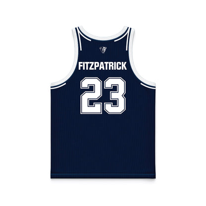 Maine - NCAA Women's Basketball : Madigan Fitzpatrick - Navy Basketball Jersey-1