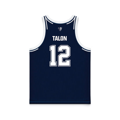 Maine - NCAA Women's Basketball : Sarah Talon - Navy Basketball Jersey
