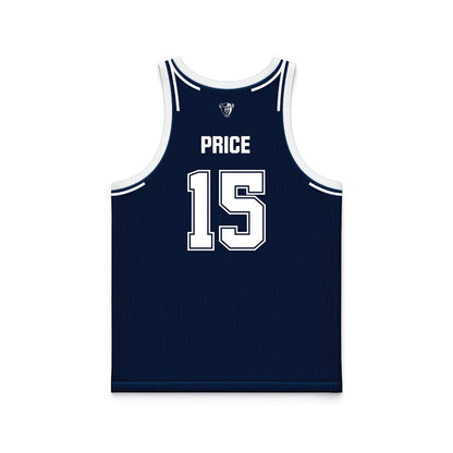 Maine - NCAA Women's Basketball : Abby Price - Navy Basketball Jersey-1