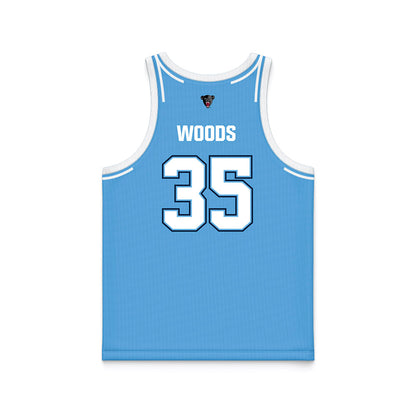 Maine - NCAA Women's Basketball : Lala Woods - Light Blue Basketball Jersey-1