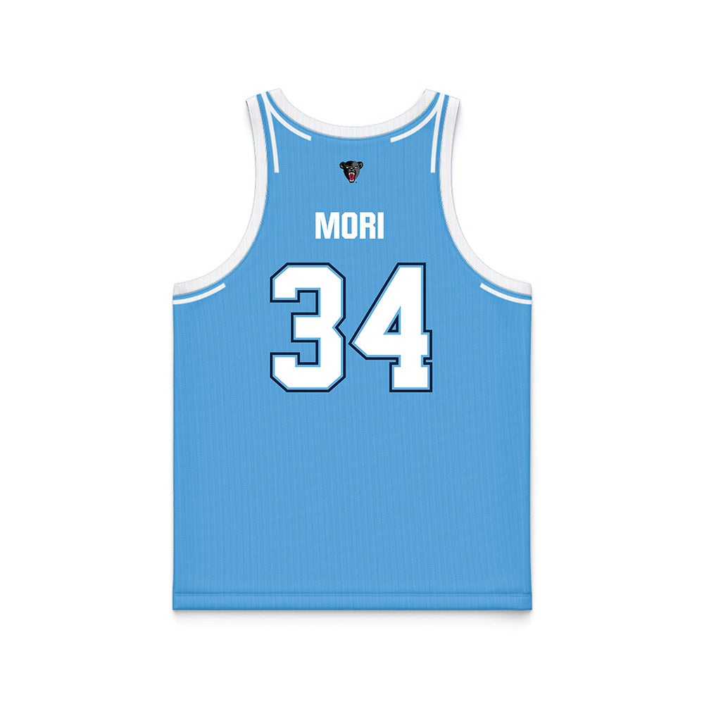 Maine - NCAA Women's Basketball : Mackenzie Mori - Light Blue Basketball Jersey-1