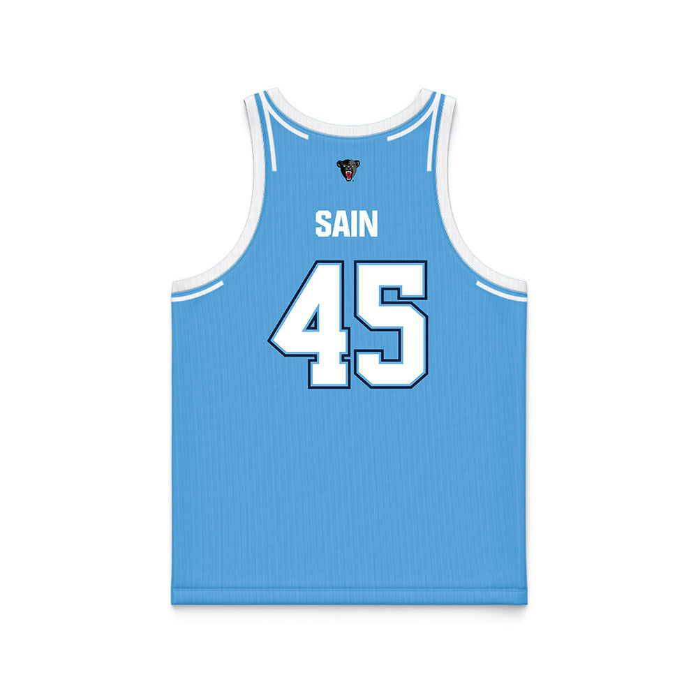Maine - NCAA Women's Basketball : Kaliyah Sain - Light Blue Basketball Jersey-1
