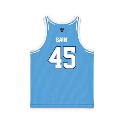 Maine - NCAA Women's Basketball : Kaliyah Sain - Light Blue Basketball Jersey-1