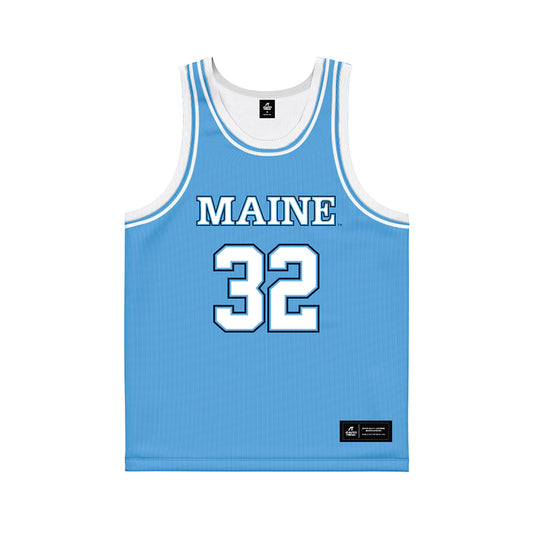 Maine - NCAA Women's Basketball : Olivia Alvarez - Light Blue Basketball Jersey-0
