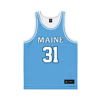 Maine - NCAA Women's Basketball : Bailey Breen - Light Blue Basketball Jersey-0
