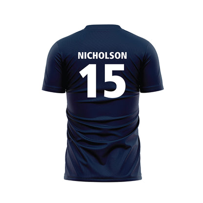 Maine - NCAA Women's Soccer : Emma Nicholson - Navy Soccer Jersey-1