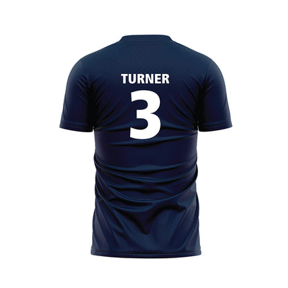 Maine - NCAA Women's Soccer : Aja Turner - Navy Soccer Jersey-1