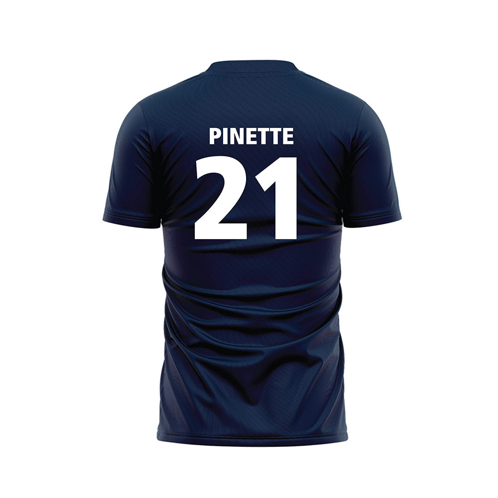 Maine - NCAA Women's Soccer : Jordane Pinette - Navy Soccer Jersey-1