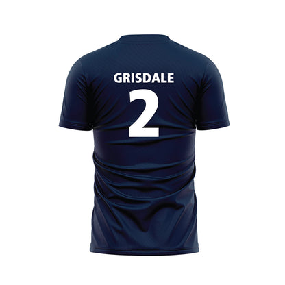 Maine - NCAA Women's Soccer : Rebecca Grisdale - Navy Soccer Jersey-1