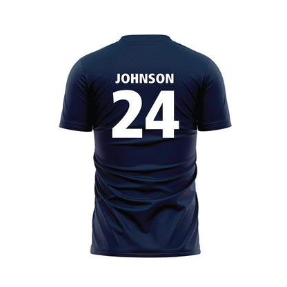Maine - NCAA Women's Soccer : Grace Johnson - Navy Soccer Jersey-1