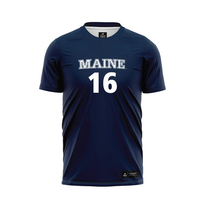 Maine - NCAA Women's Soccer : Olivia Grisdale - Navy Soccer Jersey-0