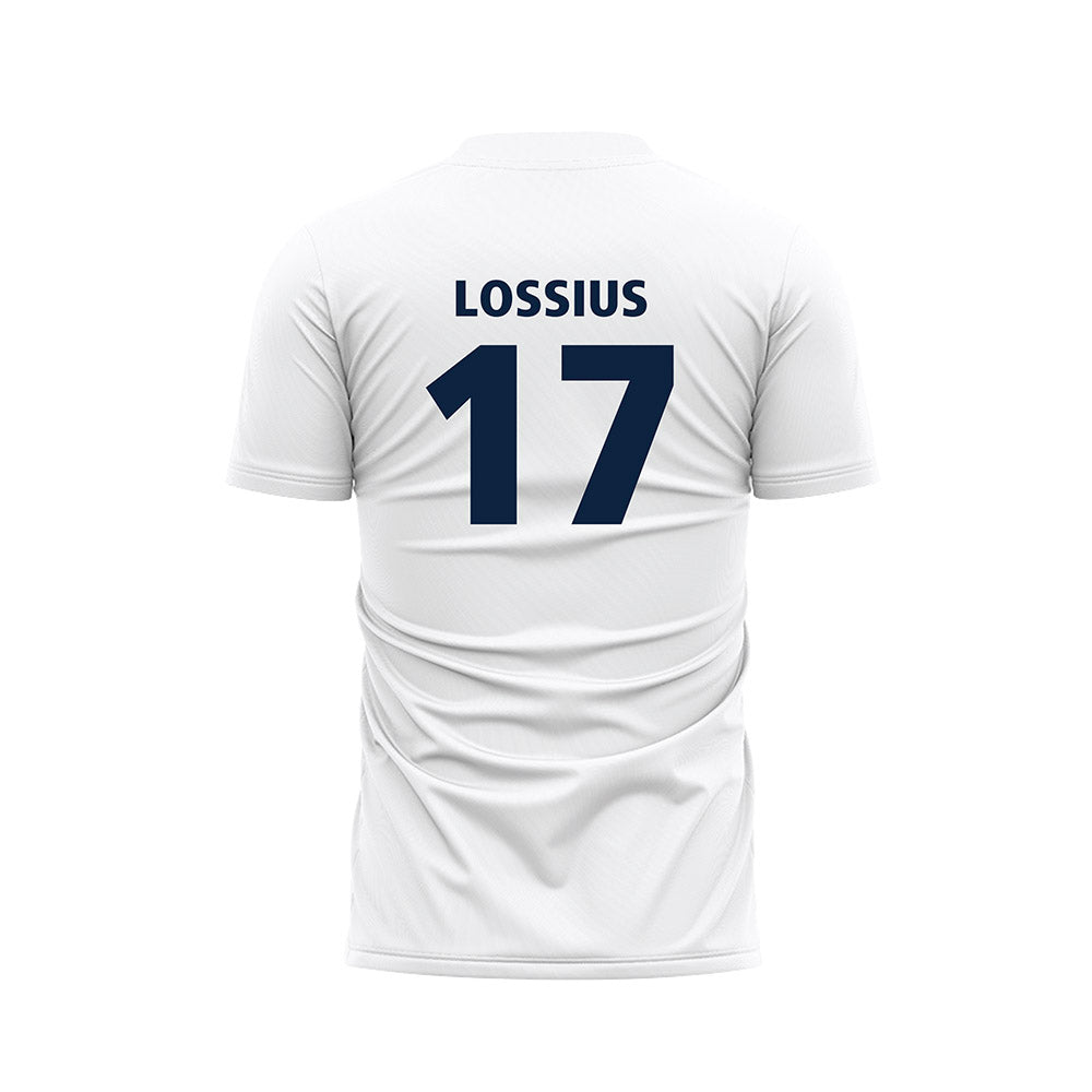 Maine - NCAA Women's Soccer : Julie Lossius - White Soccer Jersey-1