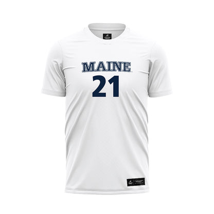 Maine - NCAA Women's Soccer : Jordane Pinette - White Soccer Jersey-0