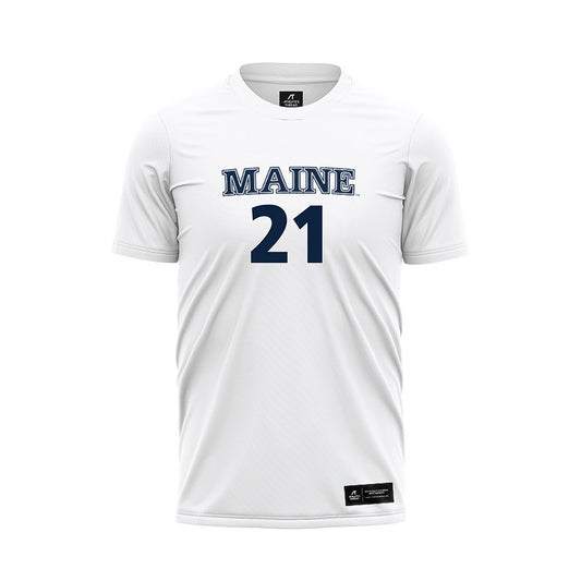 Maine - NCAA Women's Soccer : Jordane Pinette - White Soccer Jersey-0