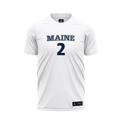 Maine - NCAA Women's Soccer : Rebecca Grisdale - White Soccer Jersey-0