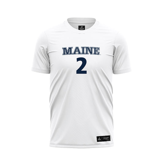 Maine - NCAA Women's Soccer : Rebecca Grisdale - White Soccer Jersey-0