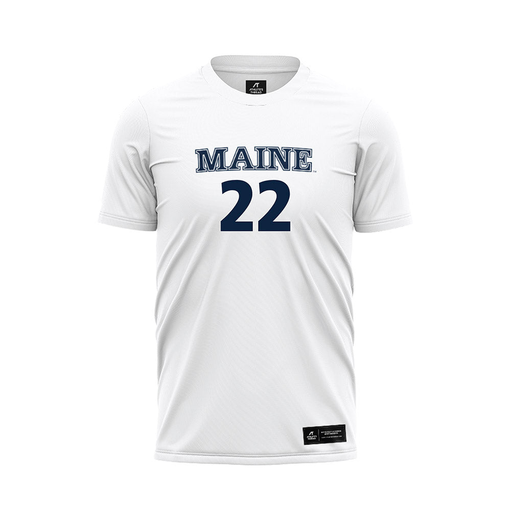 Maine - NCAA Women's Soccer : Jordan Wolf - White Soccer Jersey-0