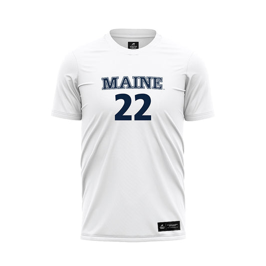 Maine - NCAA Women's Soccer : Jordan Wolf - White Soccer Jersey-0