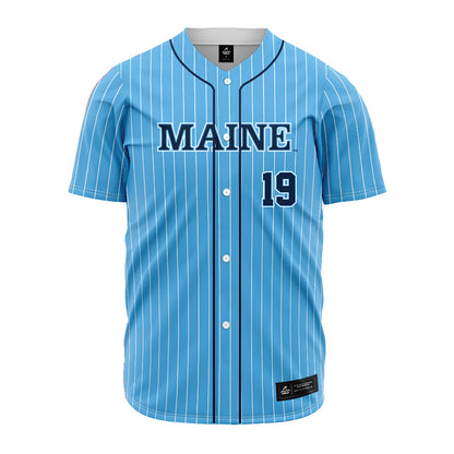 Maine - NCAA Softball : Sage Soares - Light Blue Jersey-0