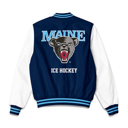 Maine - NCAA Men's Ice Hockey : Will Gerrior - Bomber Jacket-1