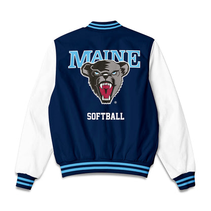 Maine - NCAA Softball : Maggie Helms - Bomber Jacket-1