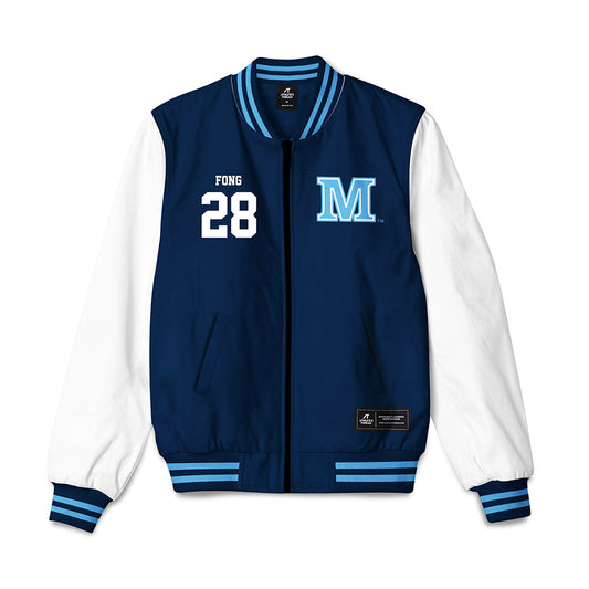 Maine - NCAA Women's Ice Hockey : Paige Fong - Bomber Jacket-0