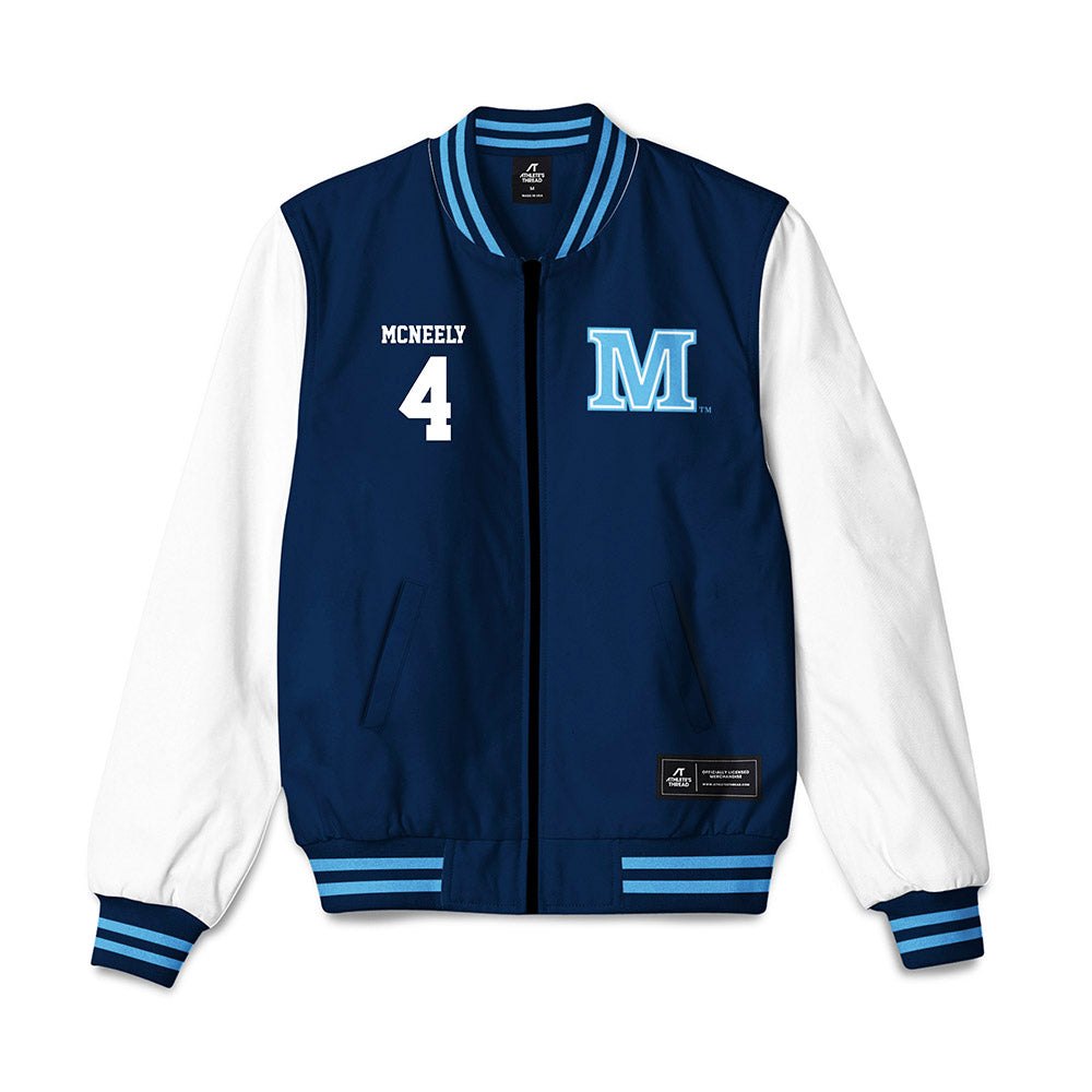 Maine - NCAA Football : Malik McNeely - Bomber Jacket-0