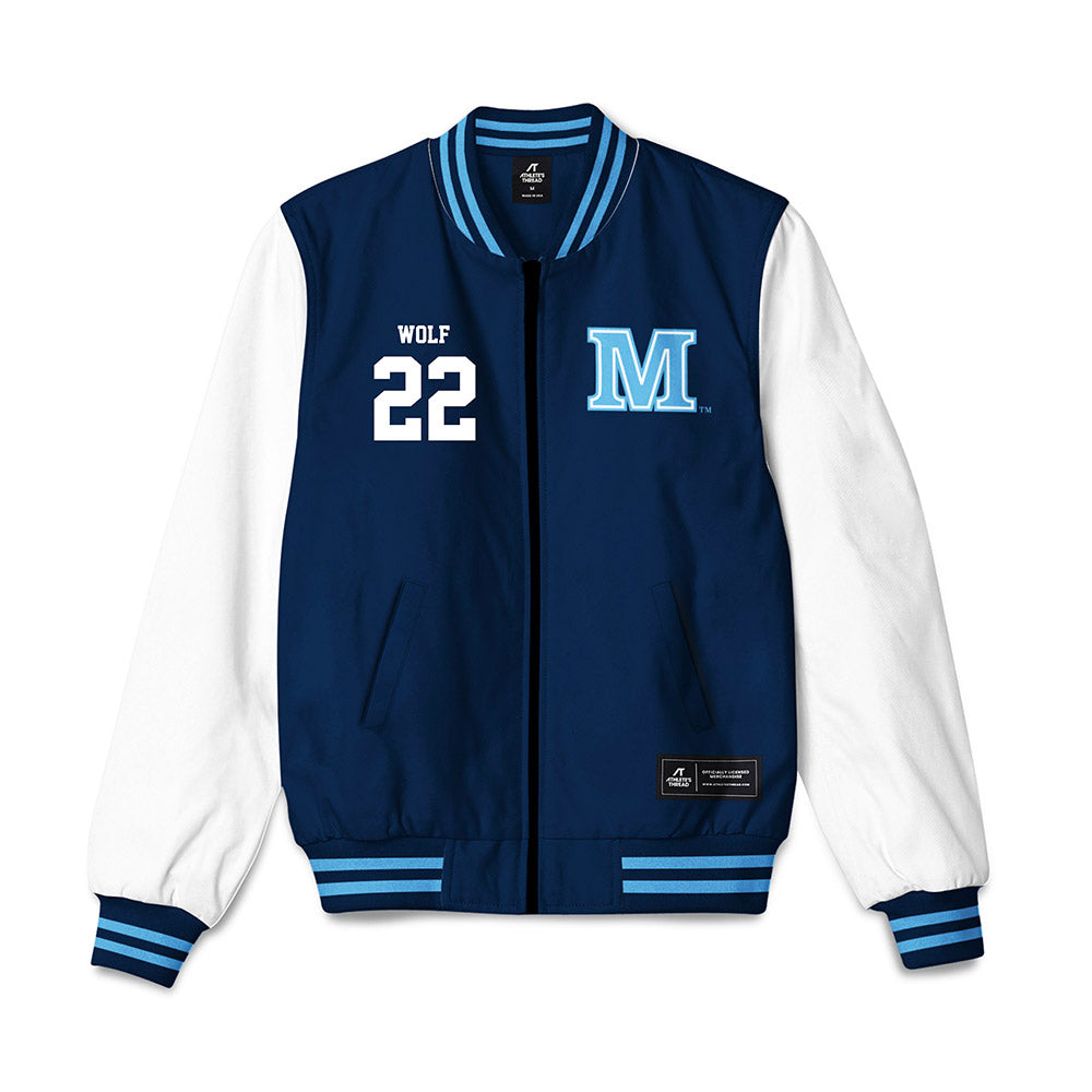 Maine - NCAA Women's Soccer : Jordan Wolf - Bomber Jacket-0