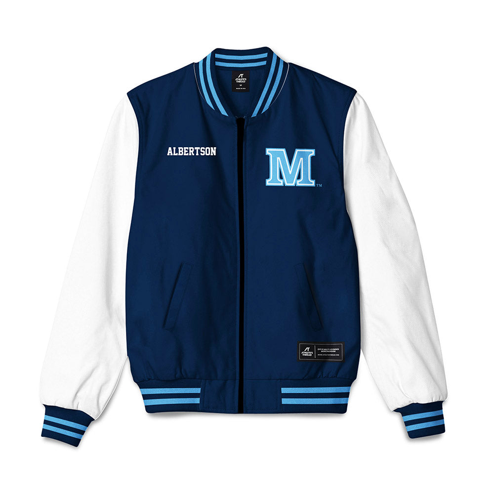 Maine - NCAA Men's Track & Field : Billy Albertson - Bomber Jacket-0