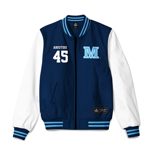 Maine - NCAA Football : Omar Aboutoui - Bomber Jacket-0