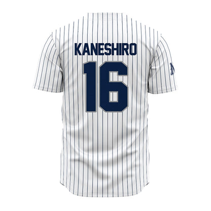 Nevada - NCAA Baseball : Kainoa Kaneshiro - White Pinstripe Jersey-1
