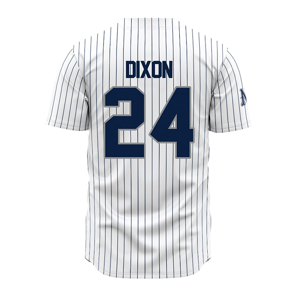  - NCAA Baseball : Payton Dixon - White Pinstripe Jersey-1