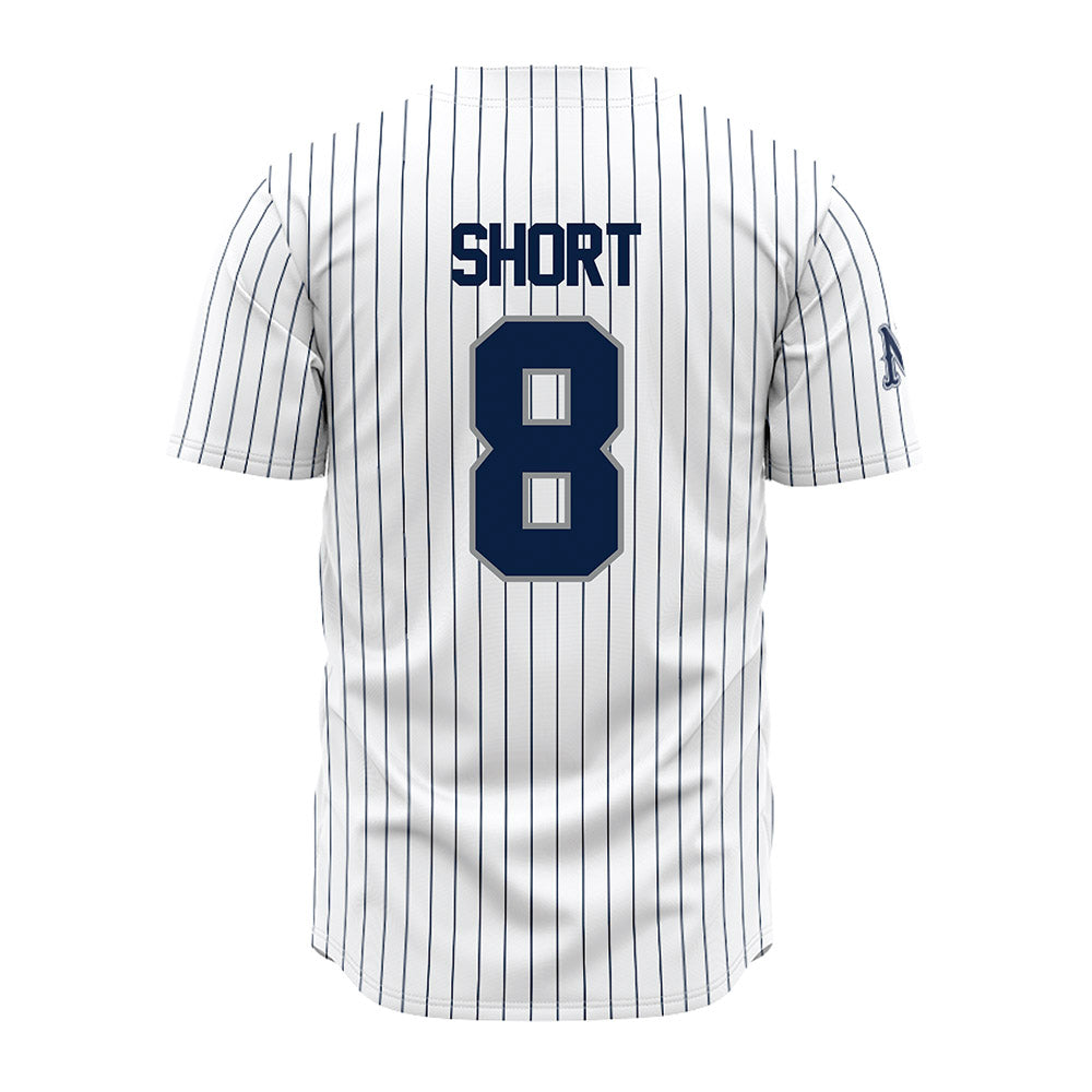 Nevada - NCAA Baseball : Tanner Short - White Pinstripe Jersey-1