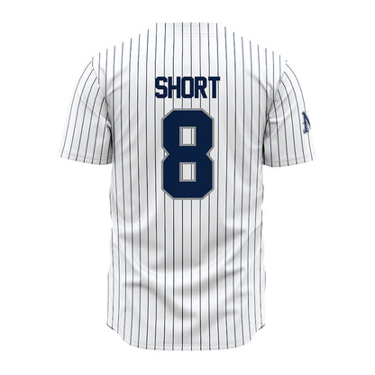 Nevada - NCAA Baseball : Tanner Short - White Pinstripe Jersey-1