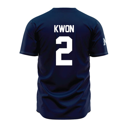 Nevada - NCAA Baseball : Junhyuk Kwon - Navy Jersey-1