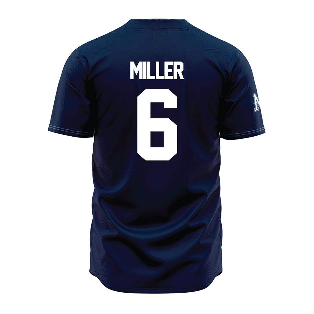 Nevada - NCAA Baseball : Nikolas Miller - Navy Jersey-1