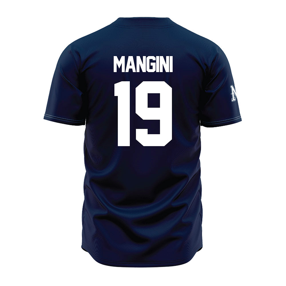 Nevada - NCAA Baseball : Owen Mangini - Navy Jersey-1
