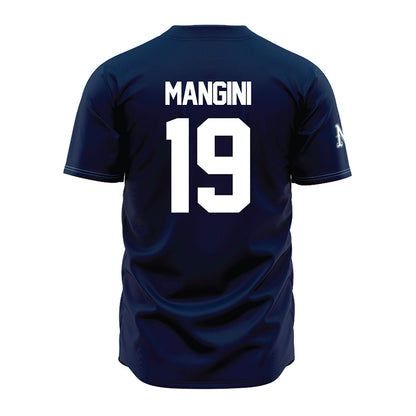 Nevada - NCAA Baseball : Owen Mangini - Navy Jersey-1
