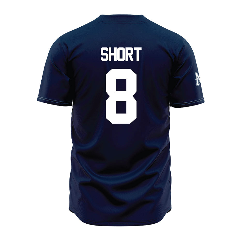 Nevada - NCAA Baseball : Tanner Short - Navy Jersey-1