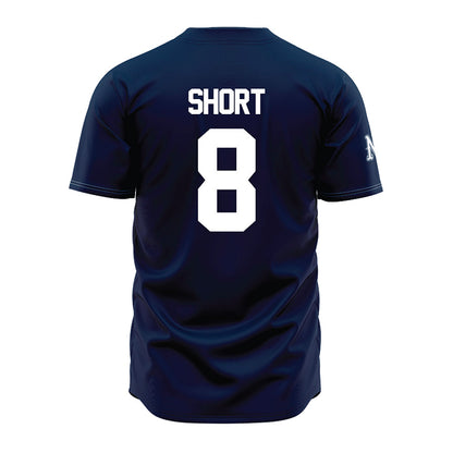 Nevada - NCAA Baseball : Tanner Short - Navy Jersey-1