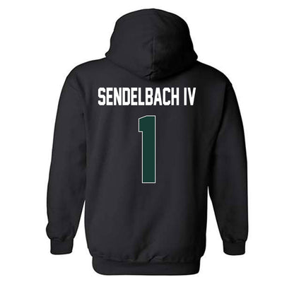 Lake Erie College - NCAA Men's Lacrosse : Joey Sendelbach IV - Classic Shersey Hooded Sweatshirt-1