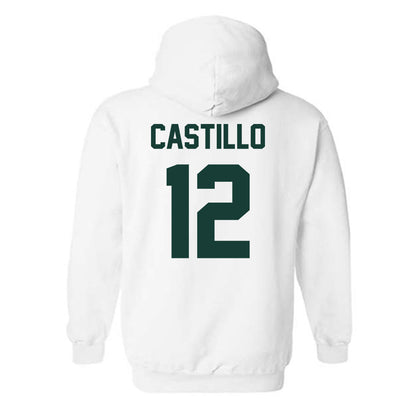 Lake Erie College - NCAA Men's Basketball : Alanas Castillo - Classic Shersey Hooded Sweatshirt-1