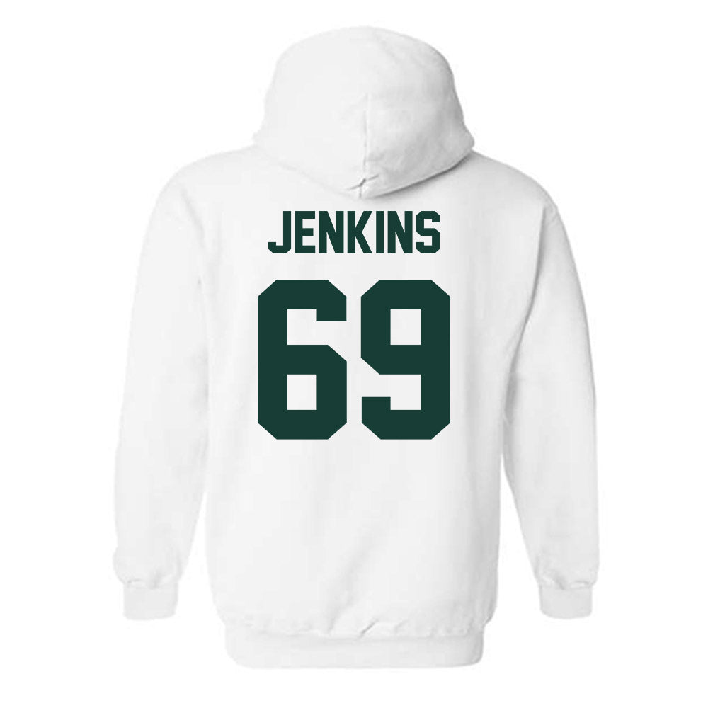 Lake Erie College - NCAA Football : Dylan Jenkins - Classic Shersey Hooded Sweatshirt-1