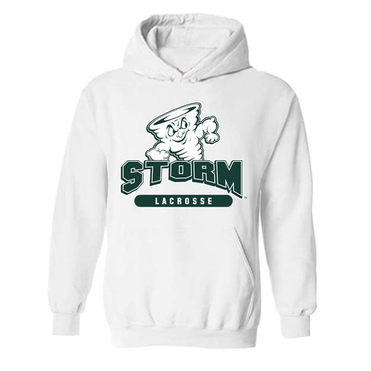 Lake Erie College - NCAA Women's Lacrosse : Abby Neugebauer - Classic Shersey Hooded Sweatshirt-0